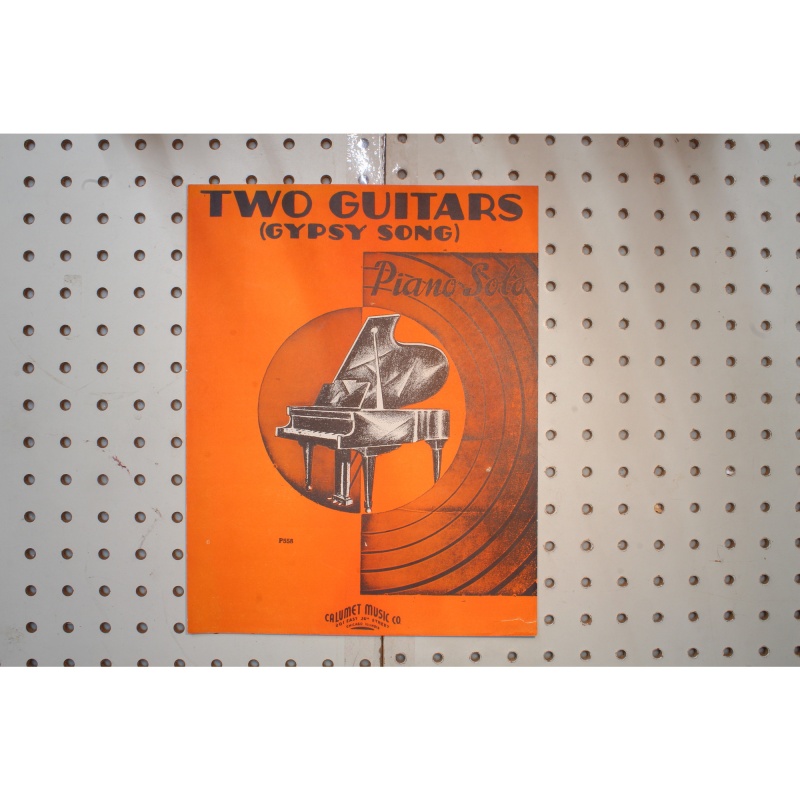 1935 - Two guitars Gypsy song - Sheet Music