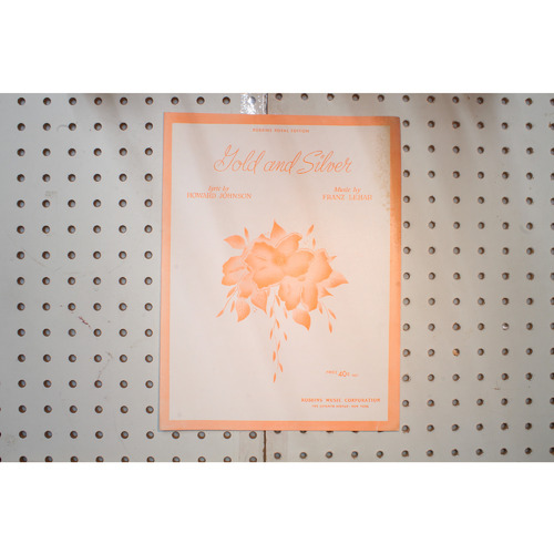 1941 - Gold and silver - Sheet Music