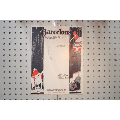 1926 - Barcelona - Sheet Music