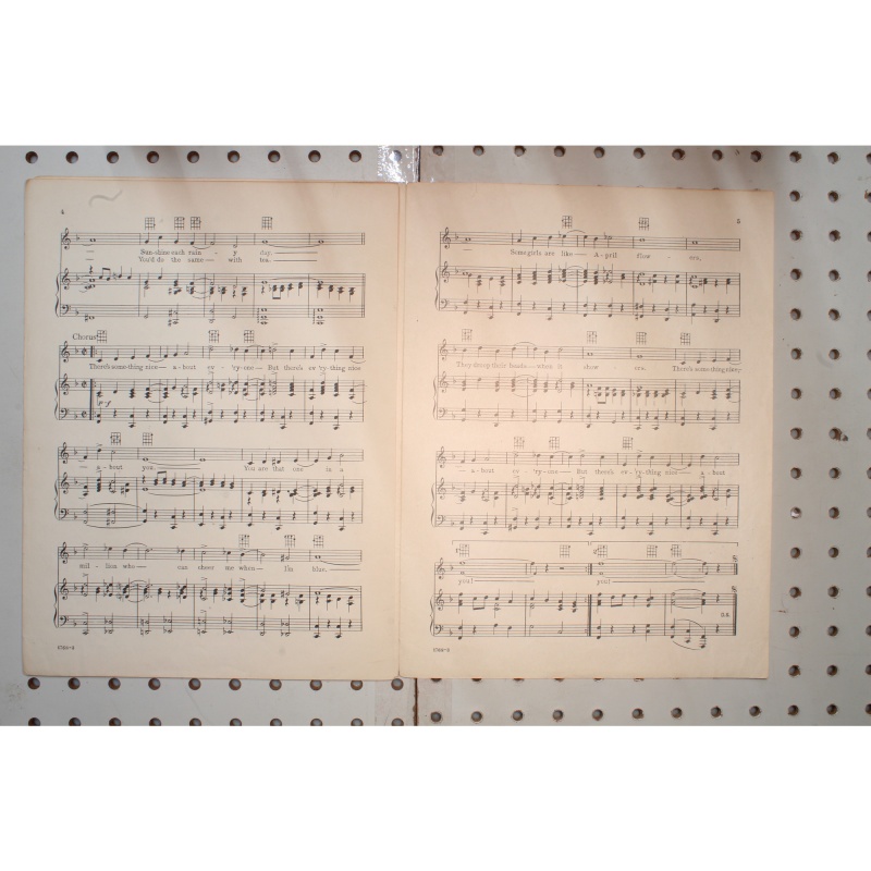 1927 - Theres everything nice about you - Sheet Music