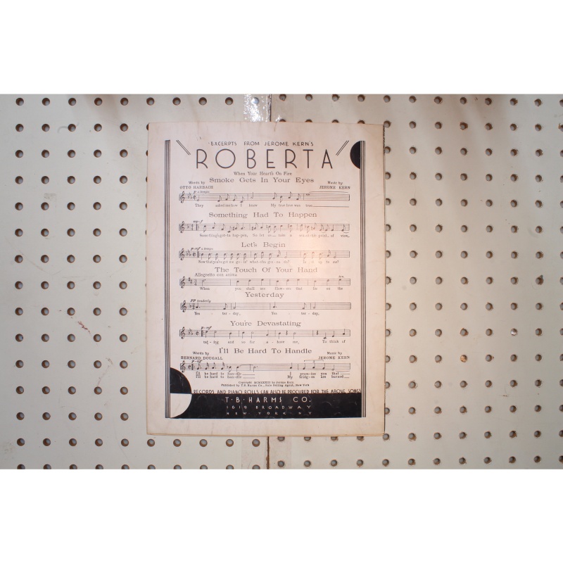 1935 - The horse with the lavender eyes - Sheet Music