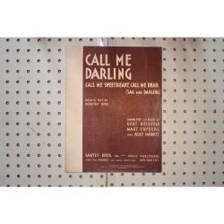 1931 - Call me darling - Sheet Music