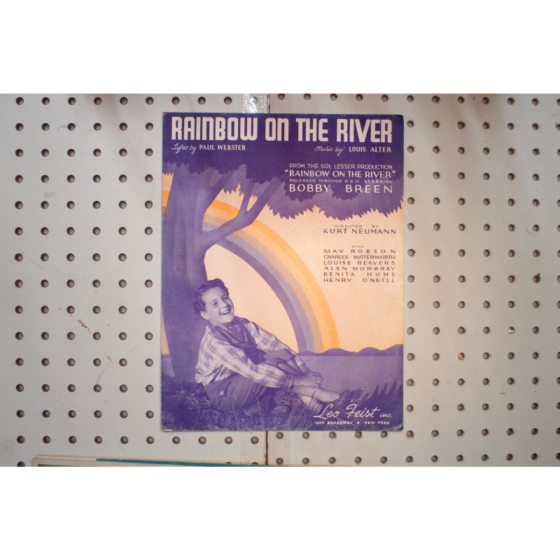 1936 - Rainbow on the river - Sheet Music