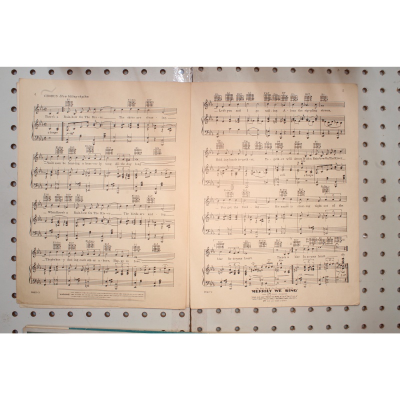 1936 - Rainbow on the river - Sheet Music