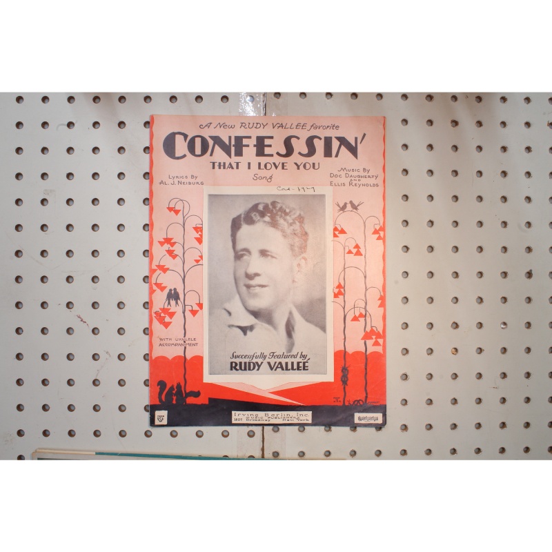 1930 - Confessin that I love you - Sheet Music