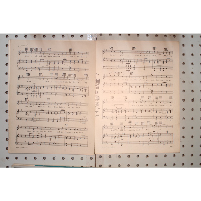 1927 - The way down south in heaven - Sheet Music