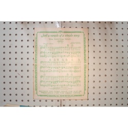 1930 - Lady player mandolin - Sheet Music