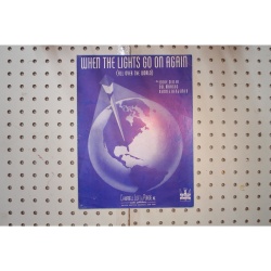 1942 - When the lights go on again - Sheet Music