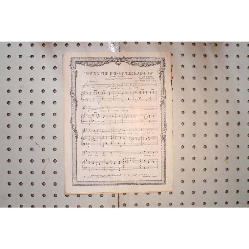 1918 - Im always chasing rainbows oh look - Sheet Music
