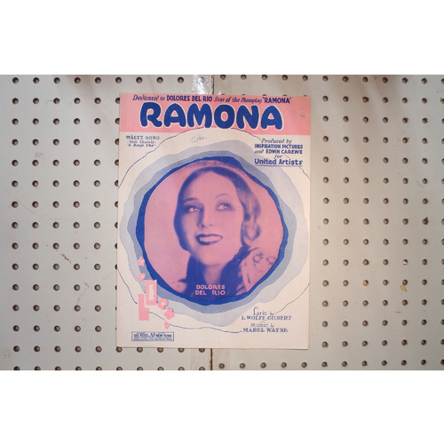 1927 - Ramona Delores del Rio - Sheet Music