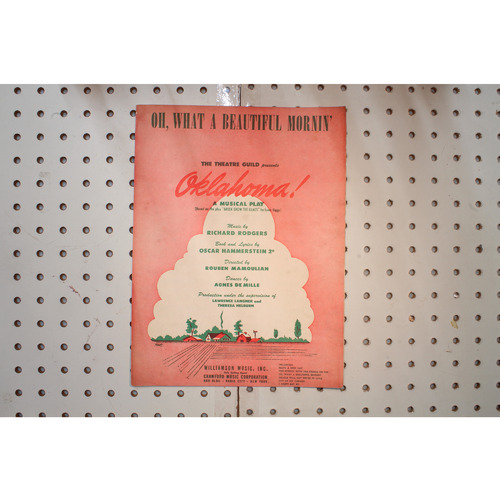 1943 - Oh what a beautiful morning Oklahoma - Sheet Music