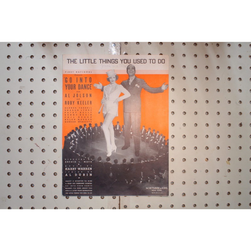 1935 - The little things you used to do - Sheet Music