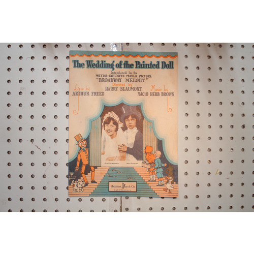 1929 - The wedding of the painted Doll - Sheet Music