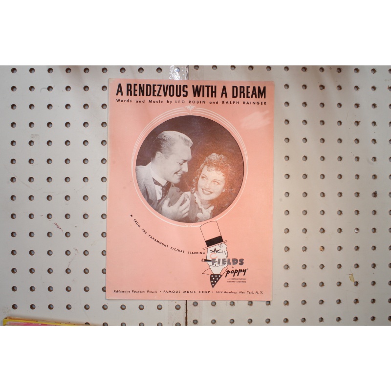 1936 - A rendezvous with a dream - Sheet Music