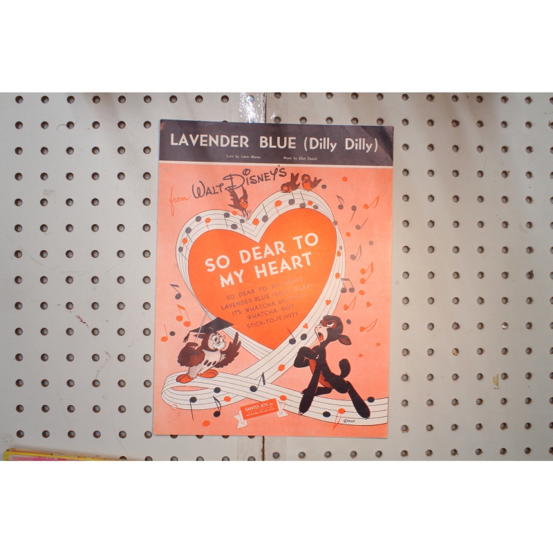 1948 - Lavender blue dilly dilly so dear to my heart - Sheet Music