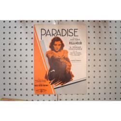 1931 - Paradise a woman commands - Sheet Music