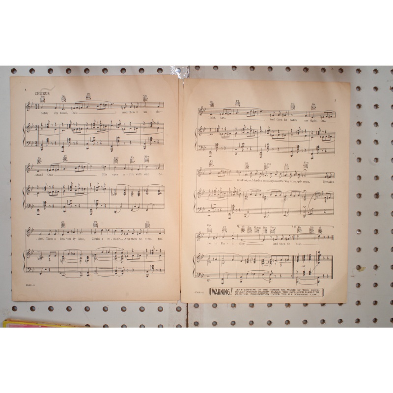 1931 - Paradise a woman commands - Sheet Music