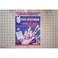 1930 - It happened in Monterey King of Jazz - Sheet Music