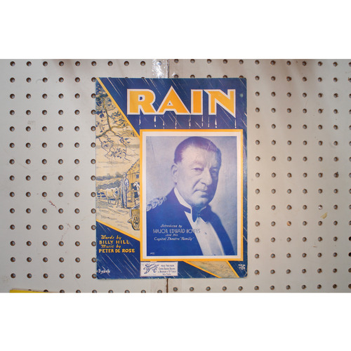 1933 - Rain major Edward Bowes - Sheet Music