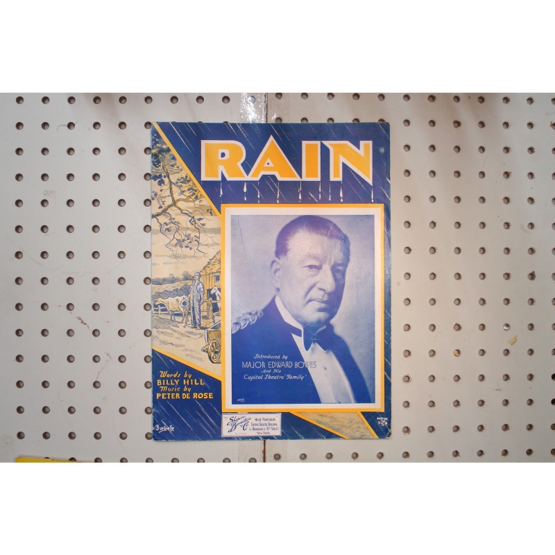 1933 - Rain major Edward Bowes - Sheet Music