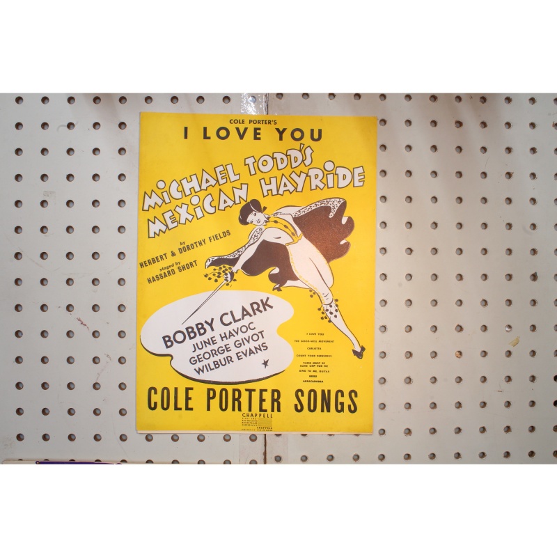1943 - Cole Porters I love you Mexican hayride - Sheet Music