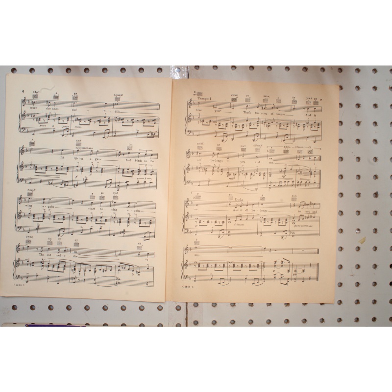 1943 - Cole Porters I love you Mexican hayride - Sheet Music