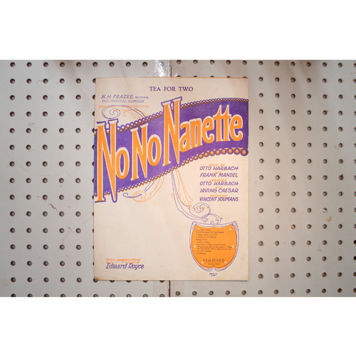 1924 - No no Nanette Tea for two - Sheet Music