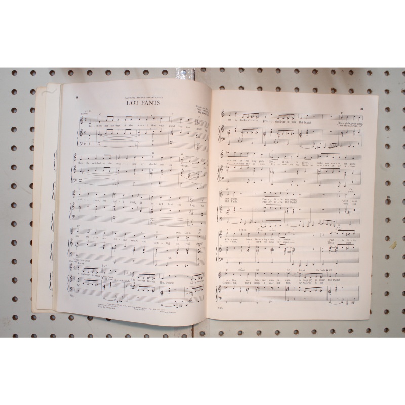 1970 - Todays most popular hits - Sheet Music