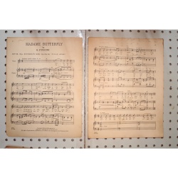 1904 - Madame Butterfly - Sheet Music