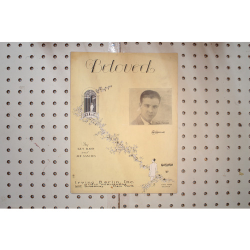 1928 - Beloved Irving Berlin inc - Sheet Music