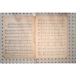 1928 - Beloved Irving Berlin inc - Sheet Music