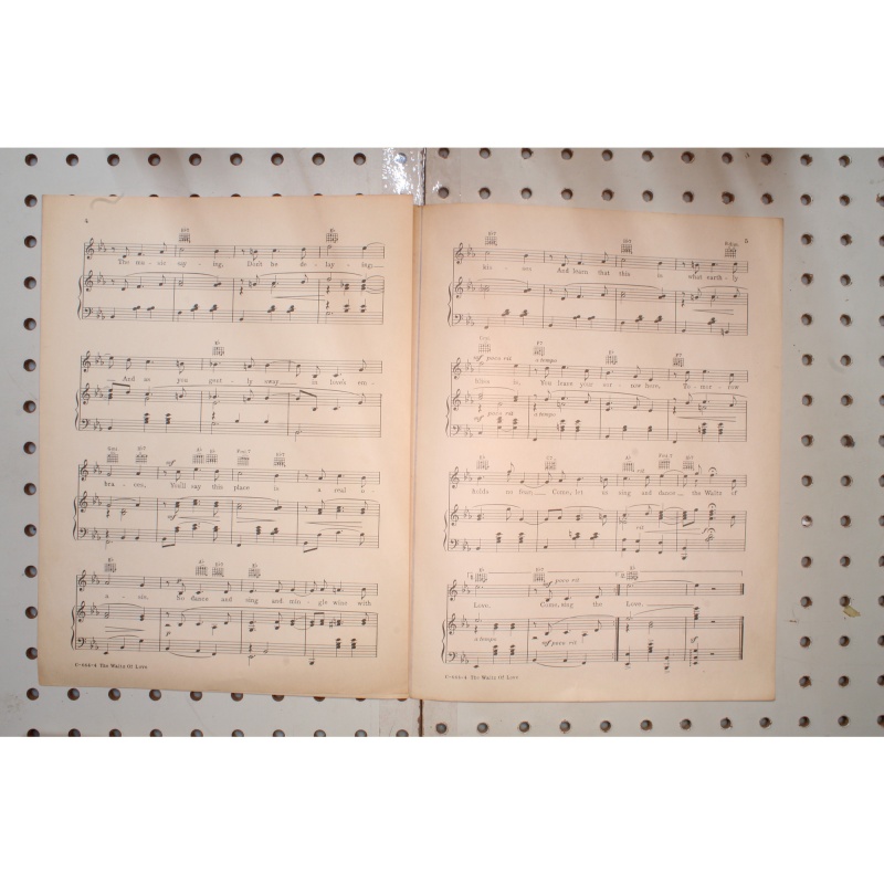 1921 - The vaults of love White horse inn - Sheet Music