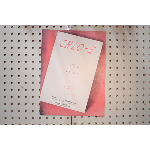 1927 - Chlo-e  - Sheet Music
