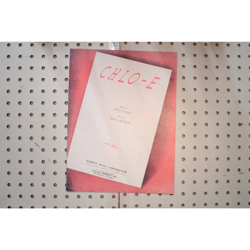 1927 - Chlo-e  - Sheet Music