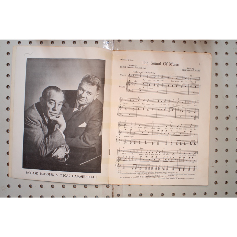 1959 - the Sound of music Julie Andrews - Sheet Music