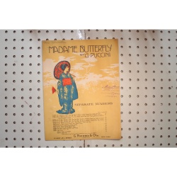 1904 - Madame Butterfly - Sheet Music