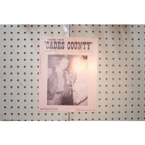 1971 - Theme from Cades County - Sheet Music