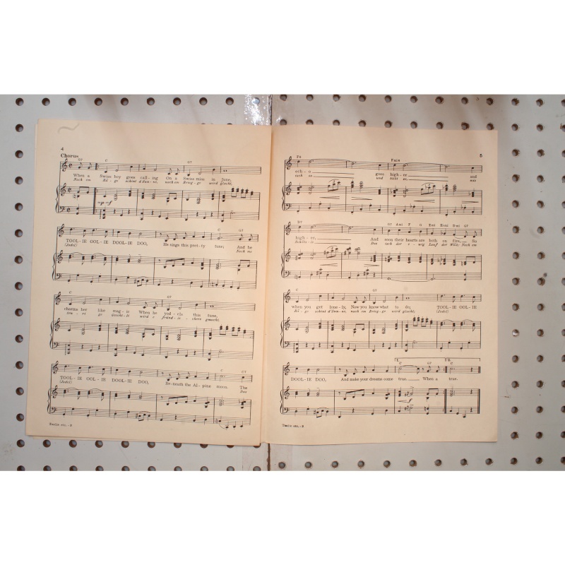 1948 - Toolie oolie Doolie the yodel polka - Sheet Music