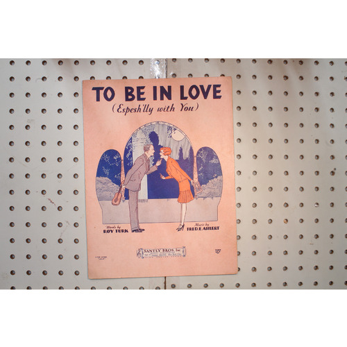 1929 - To be in love - Sheet Music