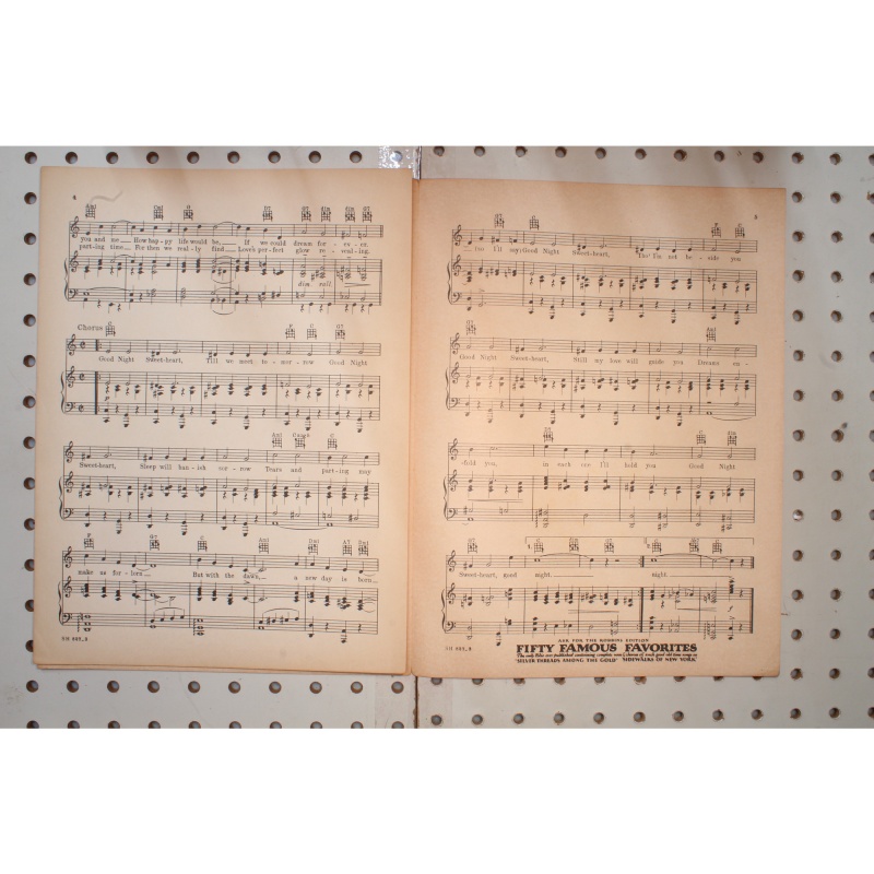 1931 - Good night sweetheart Rudy Valley - Sheet Music