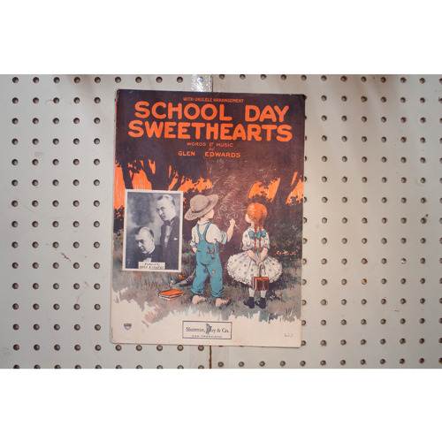 1923 - School day sweethearts - Sheet Music