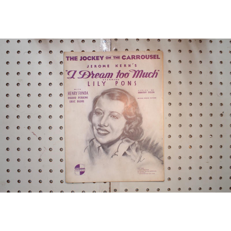 1935 - Jockey on the carousel I dream too much - Sheet Music