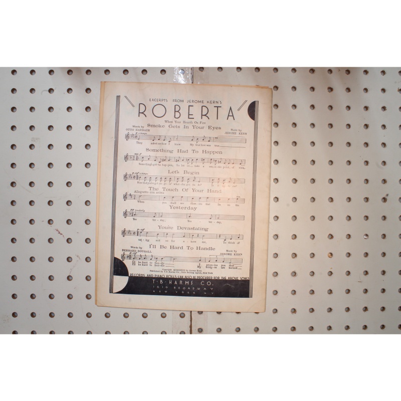 1935 - Jockey on the carousel I dream too much - Sheet Music