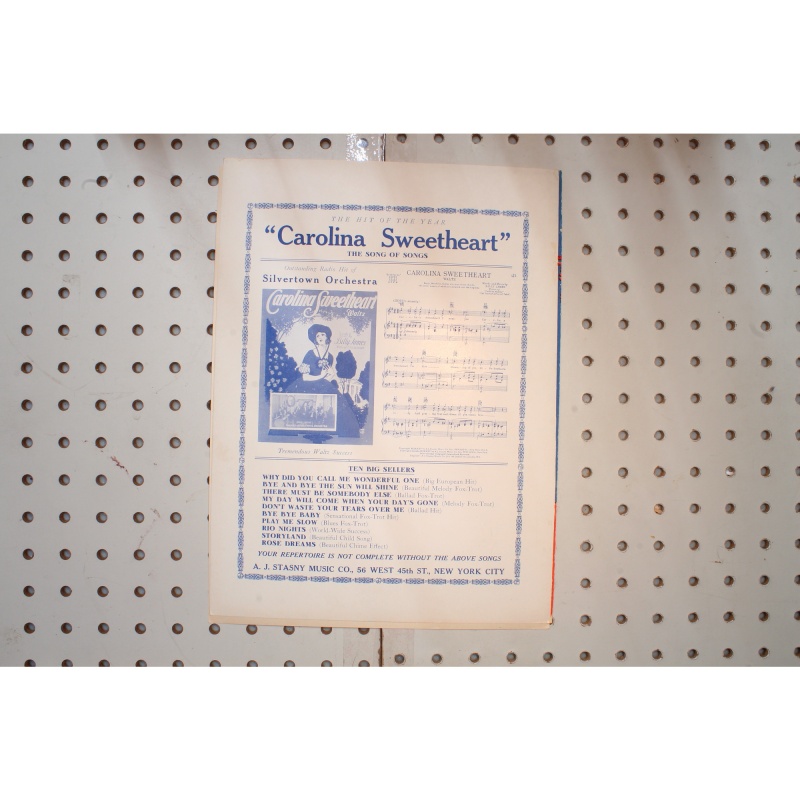 1925 - why did you call me wonderful one - Sheet Music