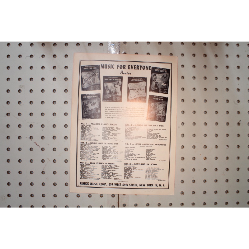 1954 - The high and the mighty - Sheet Music