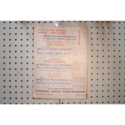 1935 - Alone Marx Brothers - Sheet Music