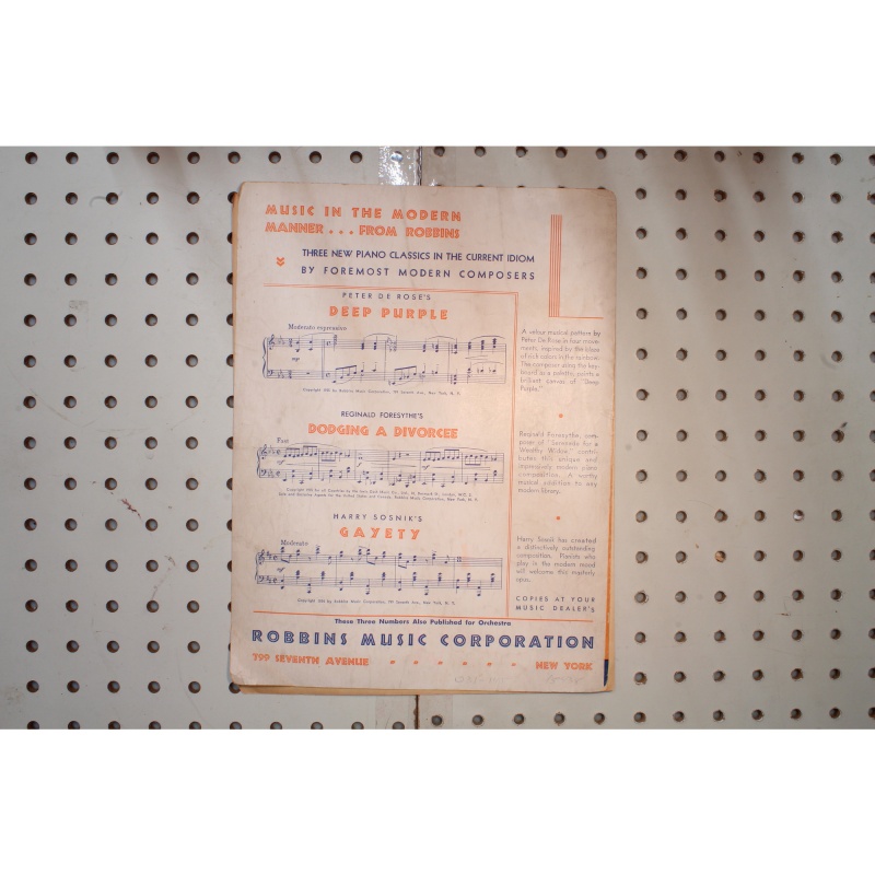 1935 - Alone Marx Brothers - Sheet Music