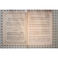 1928 - A choir boy sings all alone tonight - Sheet Music