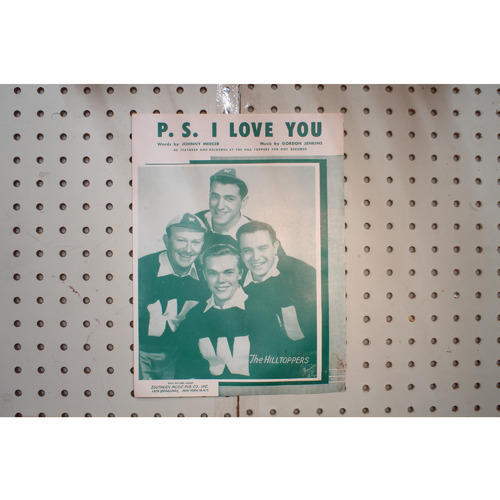 1953 - P.S. I love you the hilltopers - Sheet Music