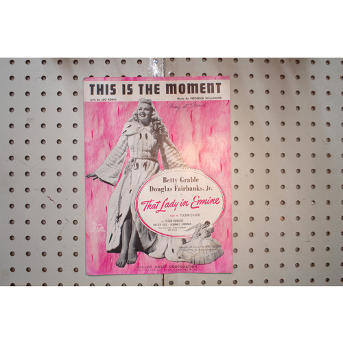 1948 - This is the moment Betty Grable - Sheet Music